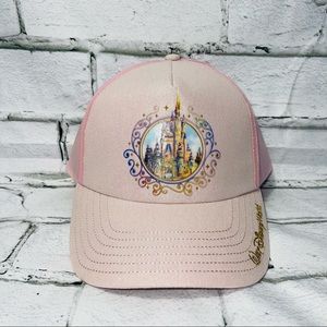 2021 Walt Disney World 50th Anniversary Castle Collection Pink Adult Hat New